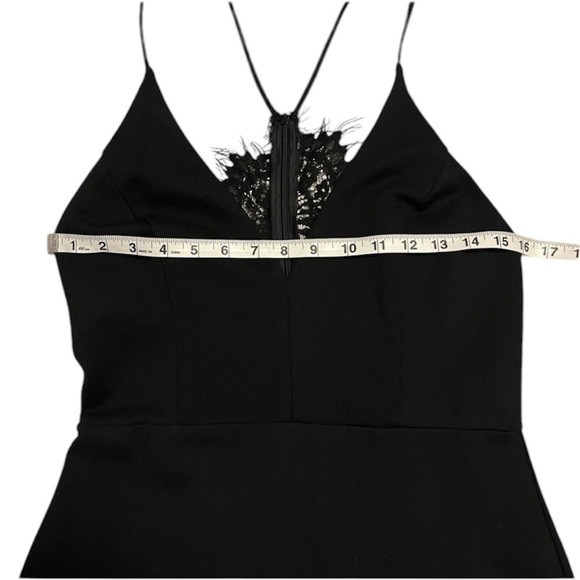 ASTR The Label Black Peeking Lace Cocktail Racerback Lace Dress with Back Zipper - Picture 13 of 13
